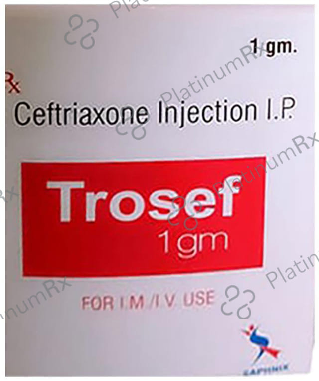 Trosef 1gm Injection