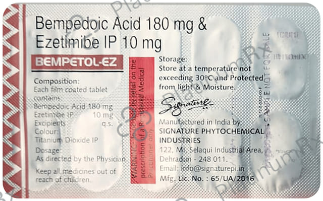 Bempetol EZ 10/180mg Tablet 10s