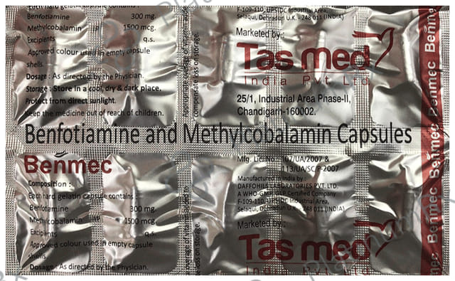Benmec 300mg/1500mcg Capsule 10s