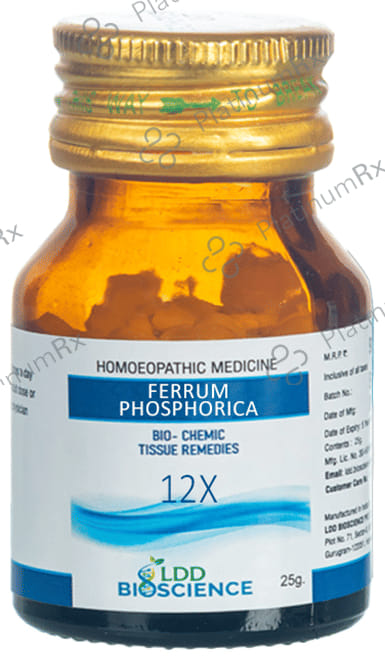 LDD Bioscience Ferrum Phosphorica Biochemic Tablet 12X