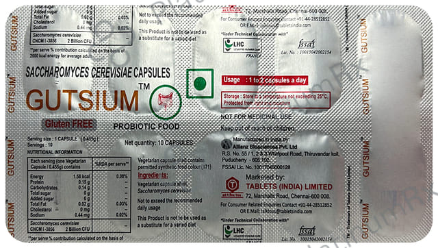 Gutsium Probiotic Food Capsule 10s