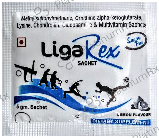 Ligarex Sachet Lemon Sugar Free 5gm