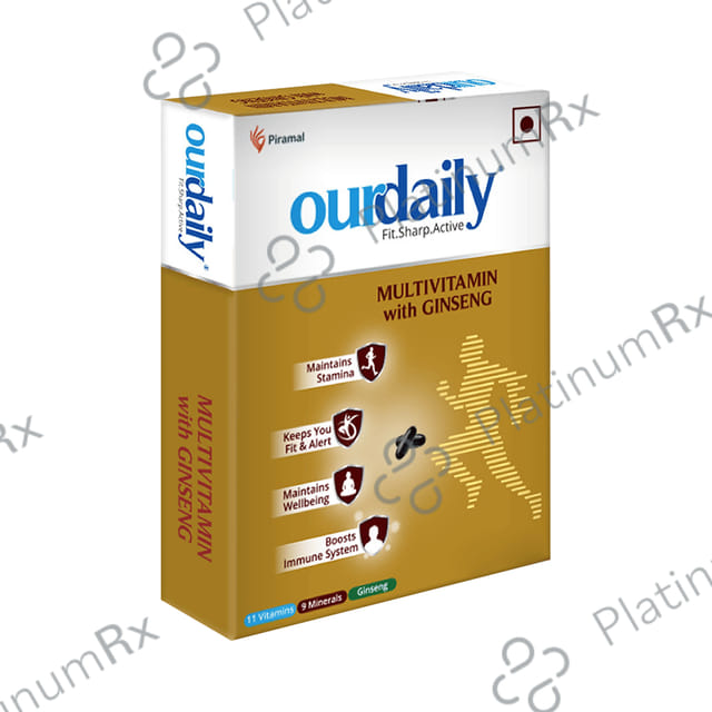 OurDaily Multivitamin with Ginseng Soft Gelatin Capsule 10s