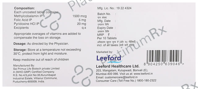Medoc Plus Tablet MD 10s