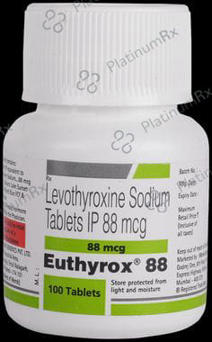 Euthyrox 88mcg Tablet 100s