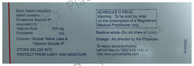 Divalpro 500mg Tablet 10s