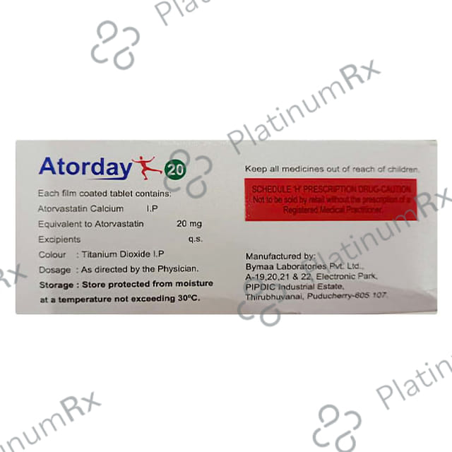Atorday 20mg Tablet 10s