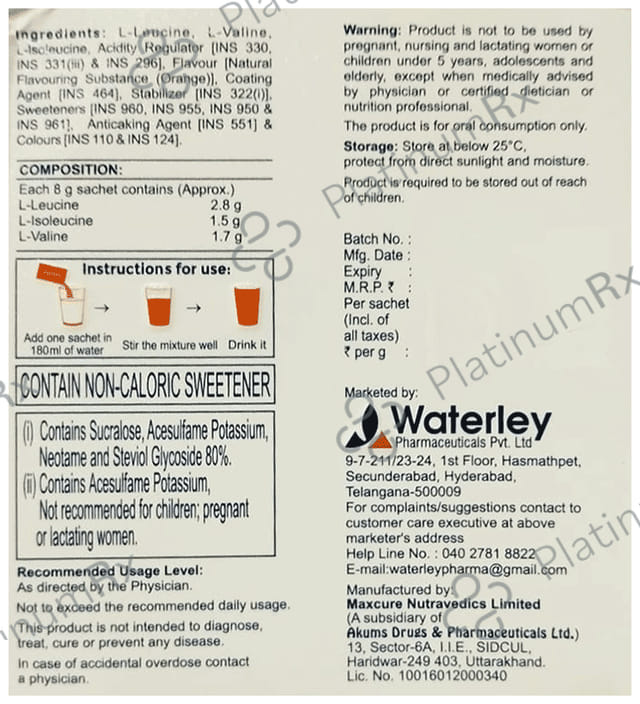 Hepsure Orange Sugar Free Sachet 8gm