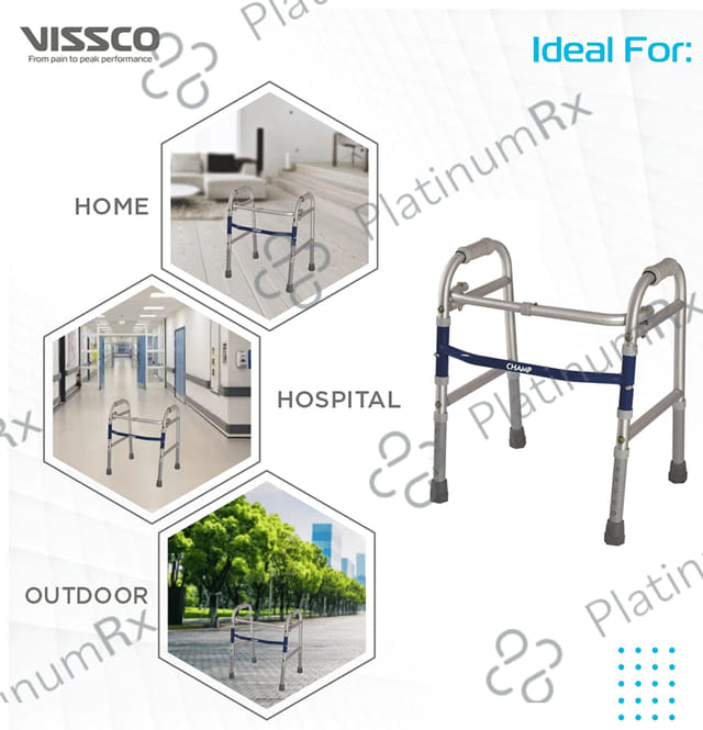 Vissco 3901 Champ Folding Walker-Child Universal Grey