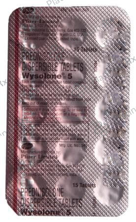 Wysolone 5mg Tablet DT 15s