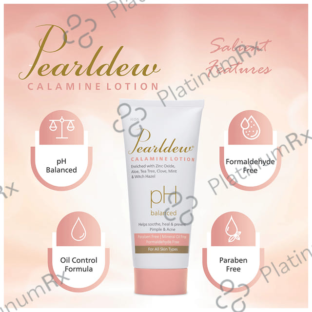Pearldew Calamine Lotion (100ml Each) 1 Tube