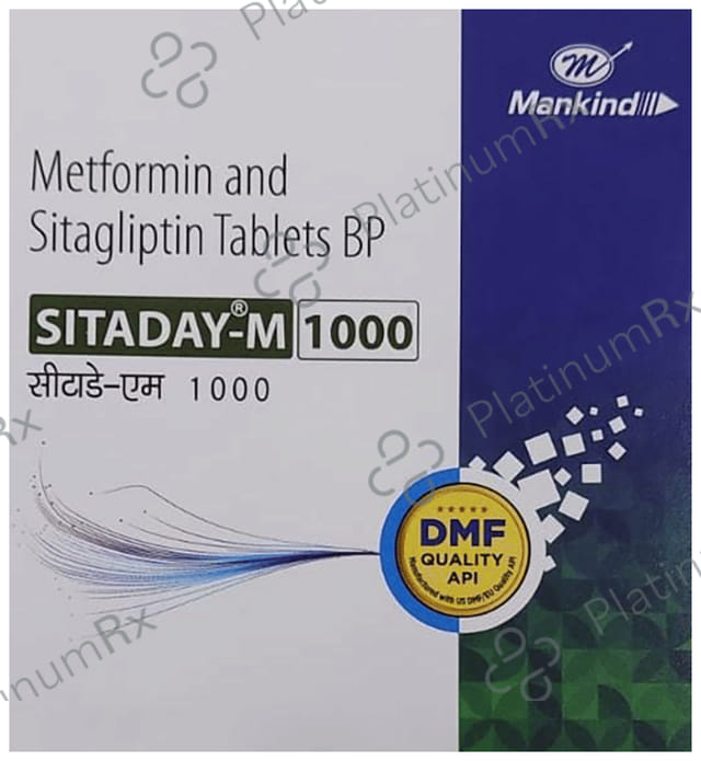 Sitaday M 50/1000mg Tablet 15s