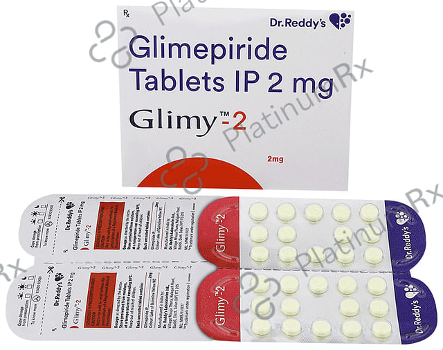 Glimy 2mg Tablet 14s