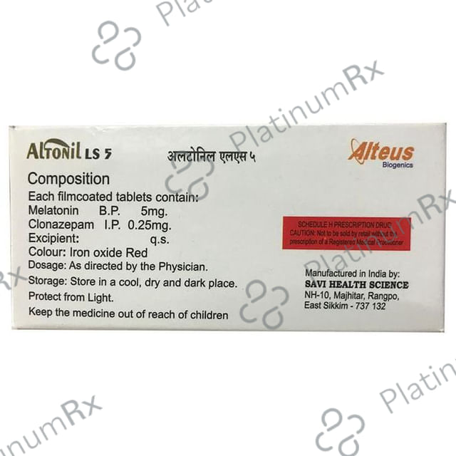 Altonil LS 5/0.25mg Tablet 10s