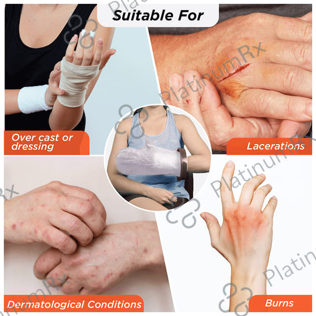 Vissco Core Cast Cover - Arm upto Wrist Universal Grey
