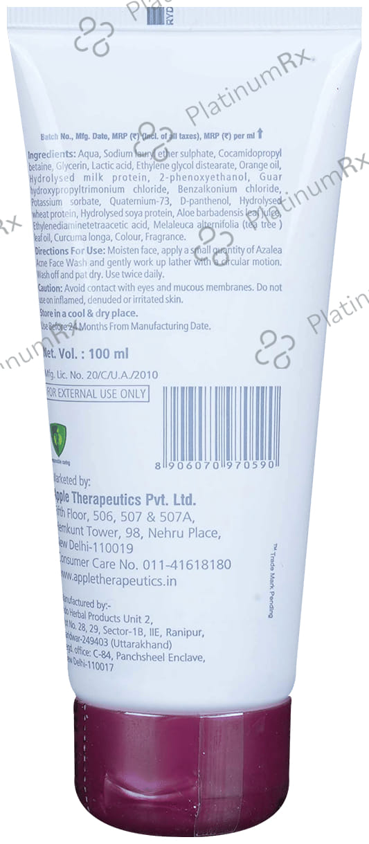 Azalea Acne Face Wash