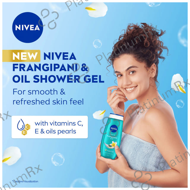 Nivea Nivea Shower Gel Frangipani & Oil 125 ml