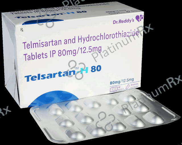 Telsartan H 12.5/80mg Tablet 14s
