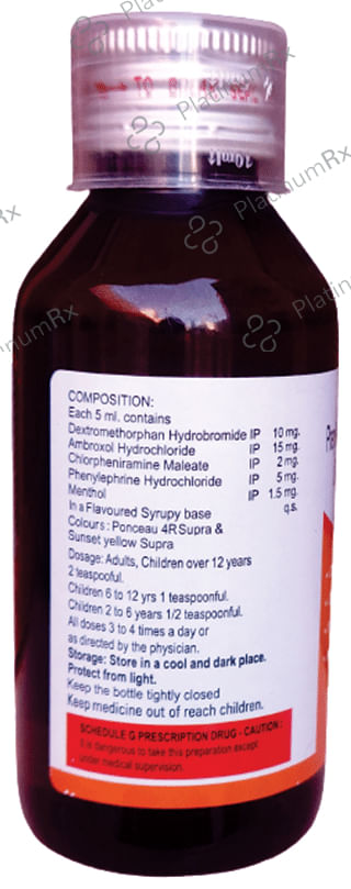 Dexol Syrup Sugar Free Strawberry