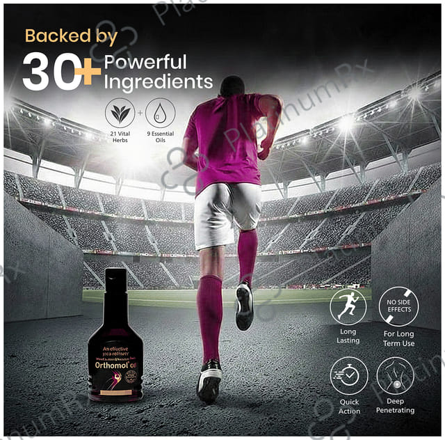 Orthomol An Effective Pain Reliever Oil (100ml Each) 1 Bottle