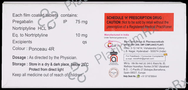 Norage 75mg/10mg Tablet