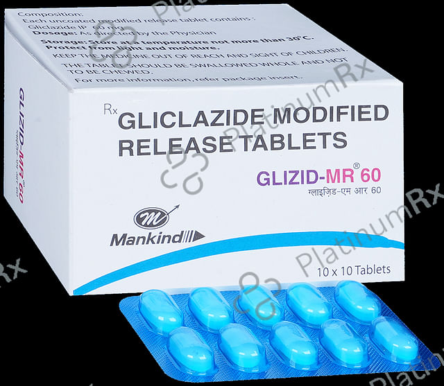 Glizid MR 60mg Tablet 10s