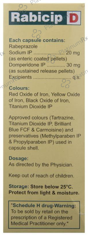 Rabicip D 30/20mg Capsule SR 15s