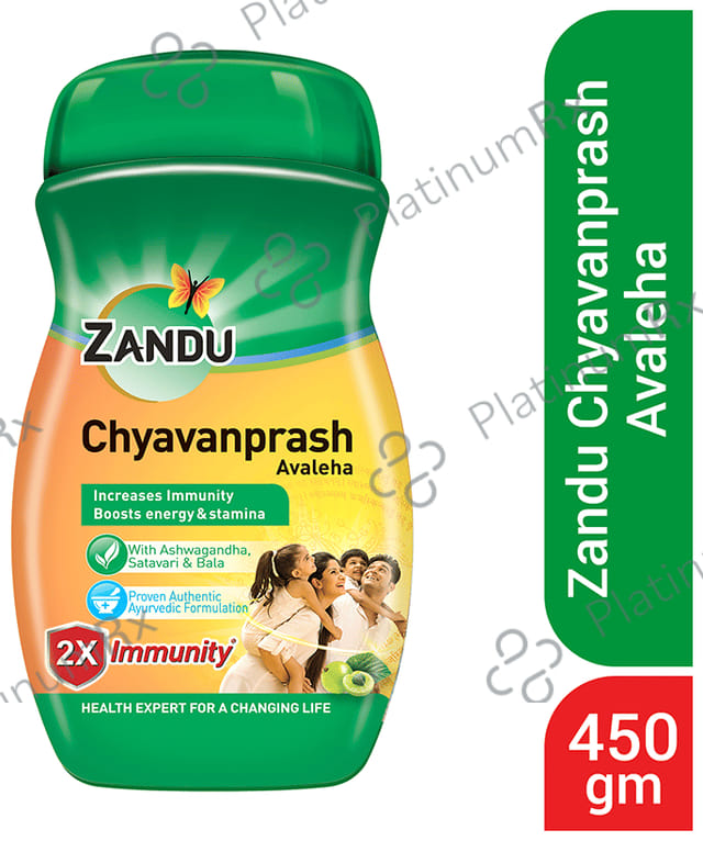 Zandu Chyavanprash Avaleha - For Immunity, Strength & Stamina 450 gm