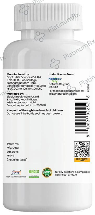 Natures Only Extra Strength Calcium 1500mg & Vitamin D3 400IU Chewable Tablet