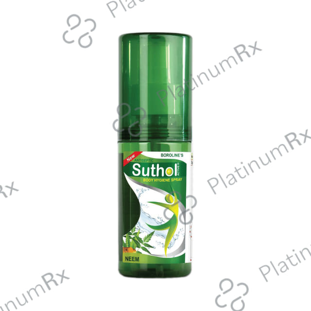 Boroline New Antiseptic Suthol Active Body Hygiene Spray Neem