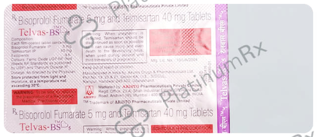 Telvas BS 5/40mg Tablet 10s