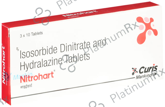 Nitrohart 37.5/20mg Tablet 10s