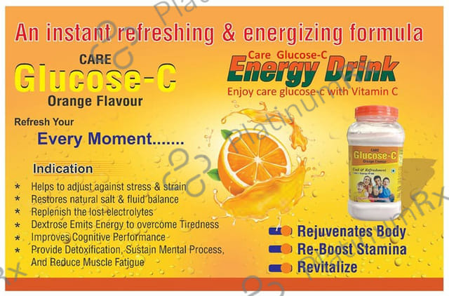 Nutrigrow Care Glucose-C(500gm Each) Orange