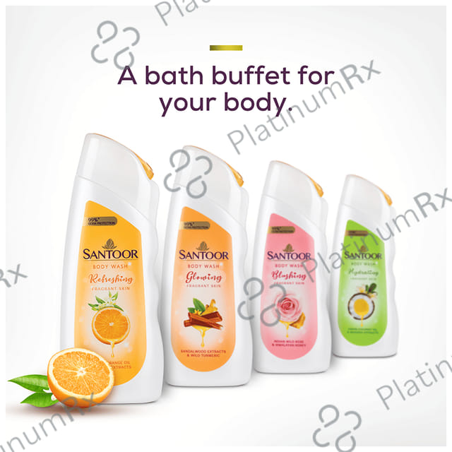Santoor Refreshing Fragrant Skin Body Wash