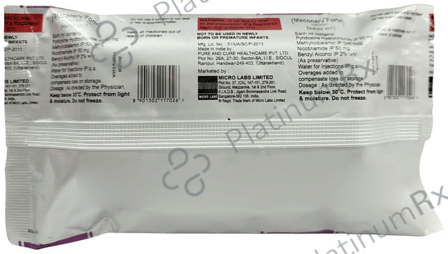 Meconerv Forte 500mcg/50/50mg Injection 1s