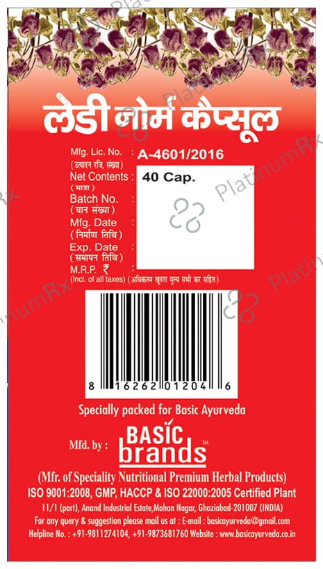 Basic Ayurveda Lady Norm Capsule