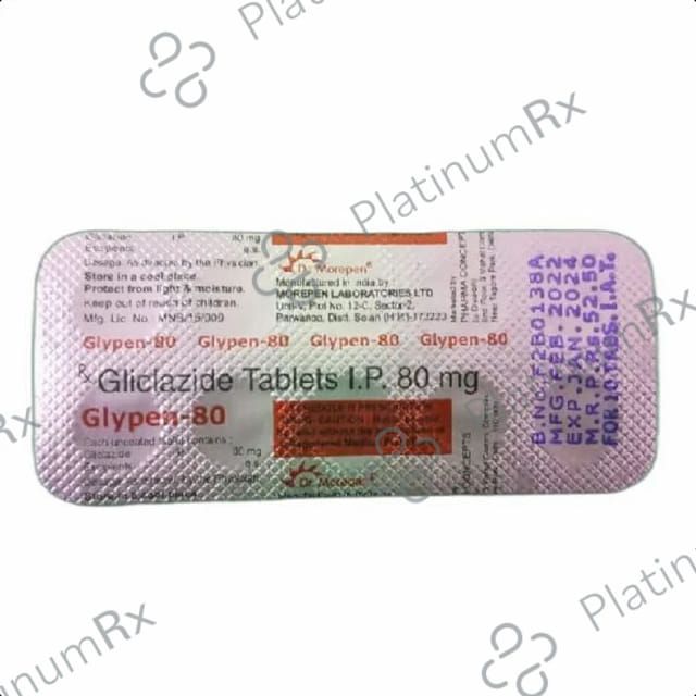 Glypen 80mg Tablet 10s