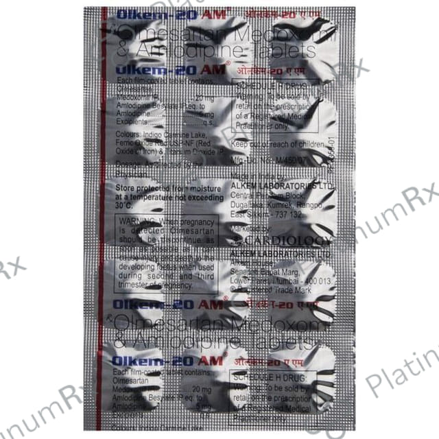 Olkem AM 5/20mg Tablet 15s