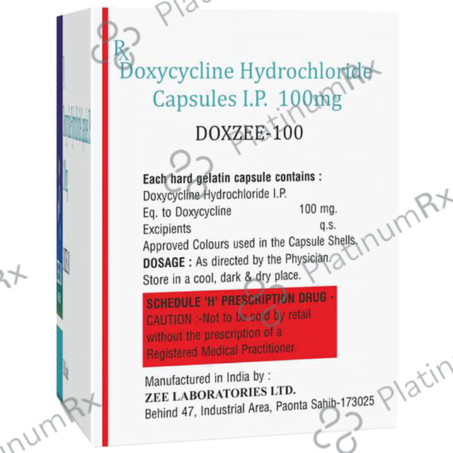 Doxzee 100mg Capsule 10s