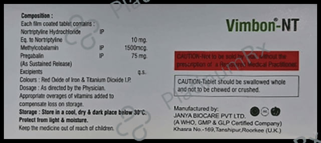 Vimbon NT Tablet SR 10s