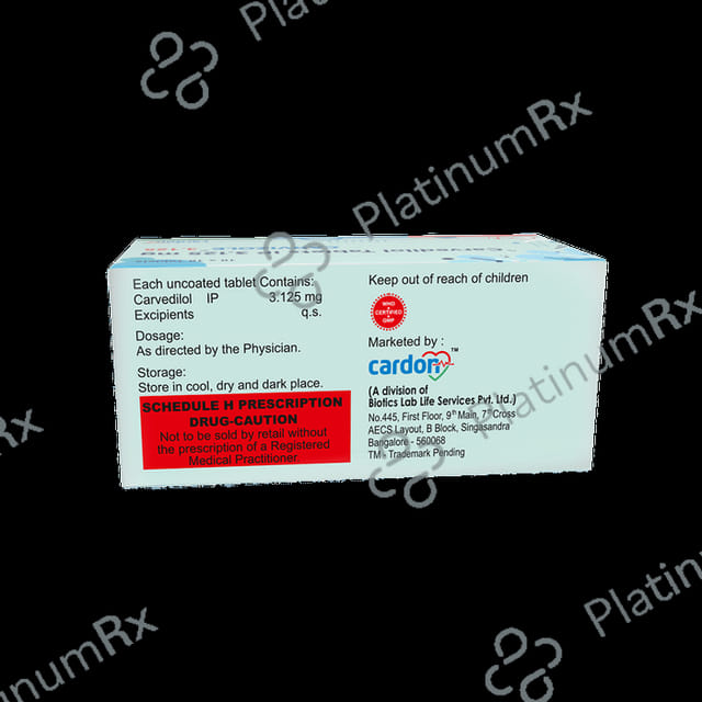 Carvizole 3.125mg Tablet