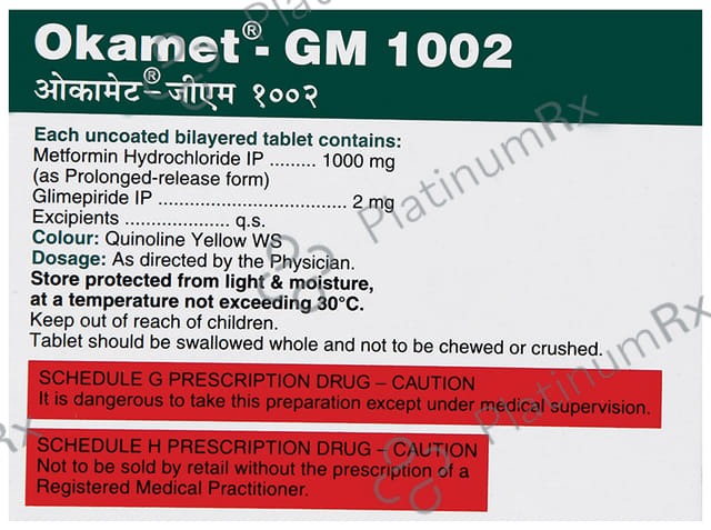 Okamet GM 1002 Tablet PR 10s