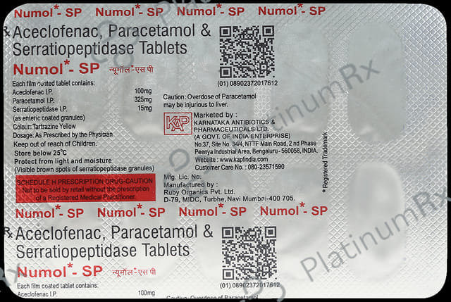 Numol SP Tablet 10s