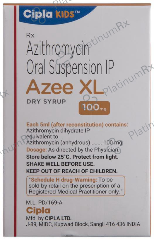 Azee XL 100mg Peppermint Dry Syrup 30ml