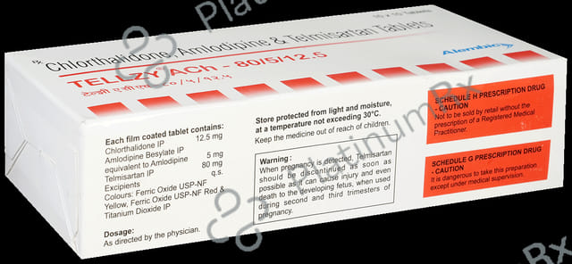 Tellzy Ach 80/5/12.5 Tablet