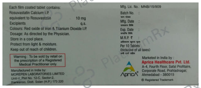 Rosurica 10 Tablet