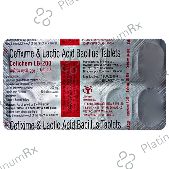 Cefichem LB 200 Tablet