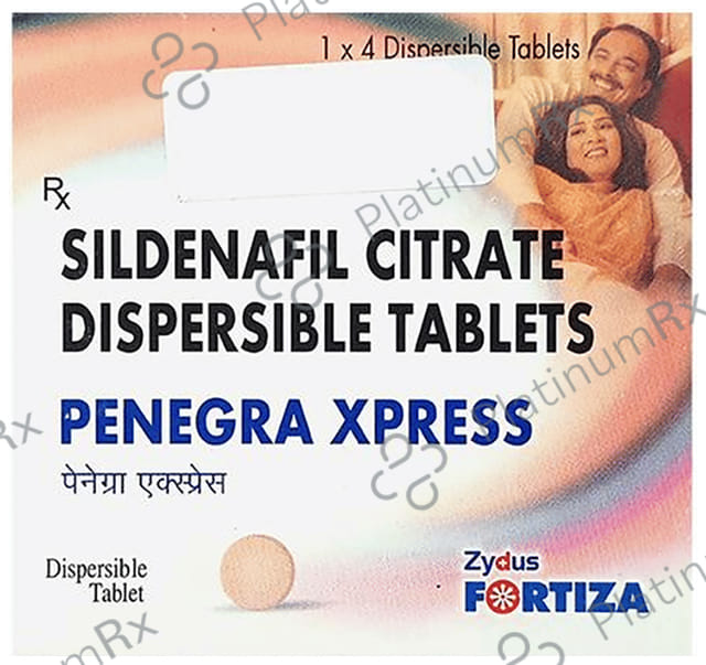 Penegra Xpress 50mg Tablet 4s