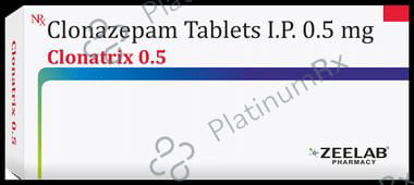 Clonatrix 0.5mg Tablet 10s