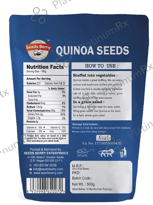 Seeds Berry Quinoa Seeds 500 gm